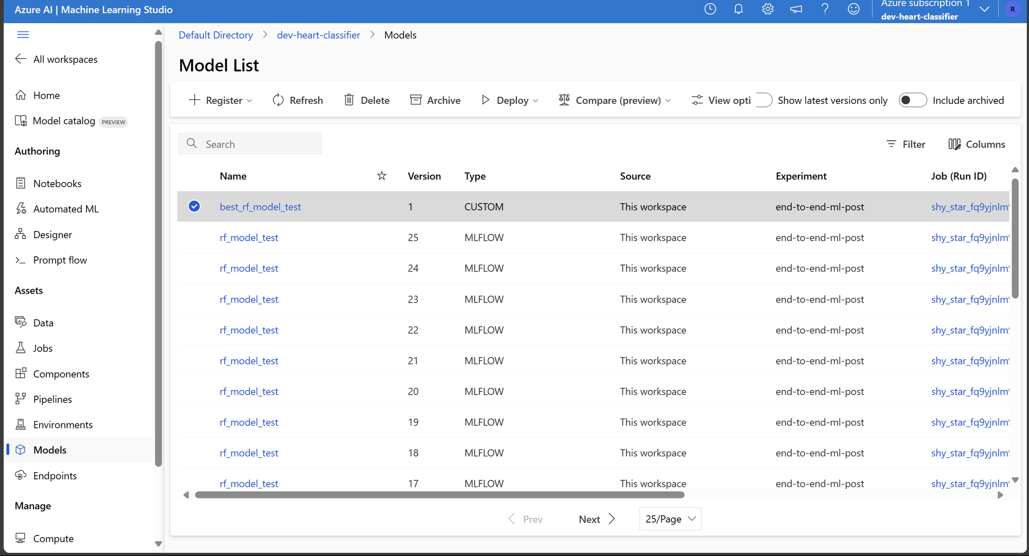 Desbravando Machine Learning na Azure com um exemplo completo: Parte 2 - Treino, Teste e Inferência