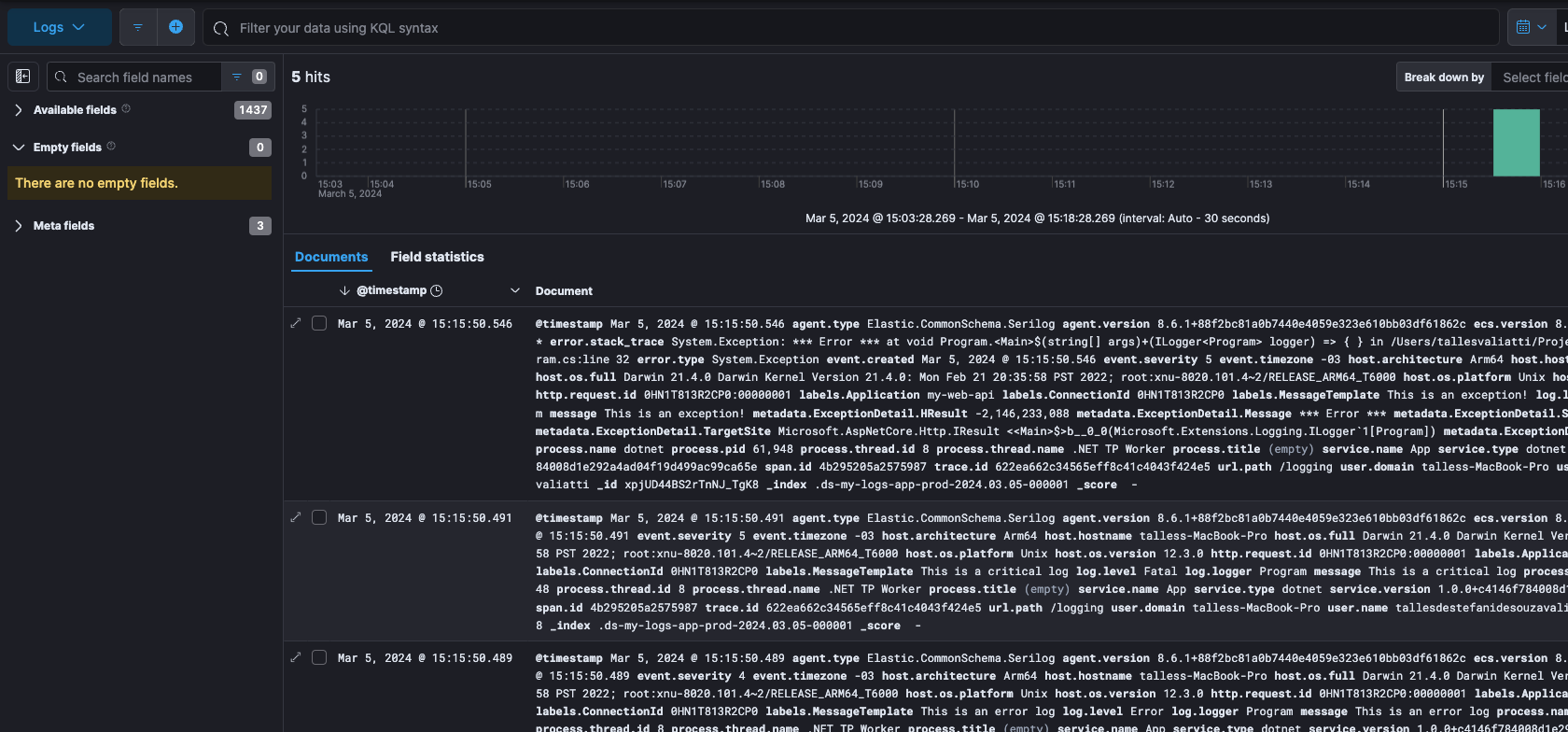 Criando logs com o Serilog - parte 4