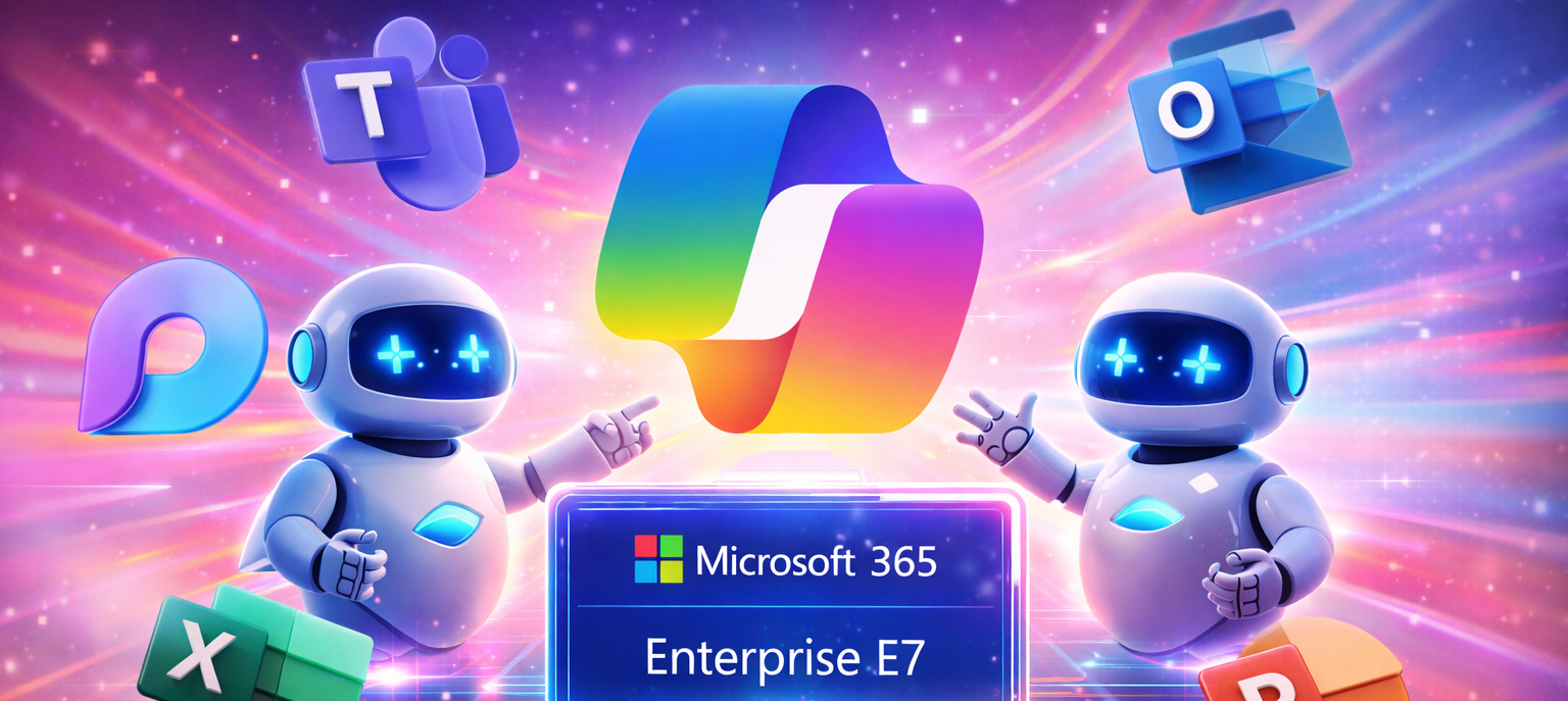 Licença E7 e a terceira onda do Copilot